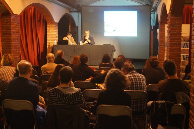 Francesc Muñoz i David Bravo a la jornada Peoplescapes